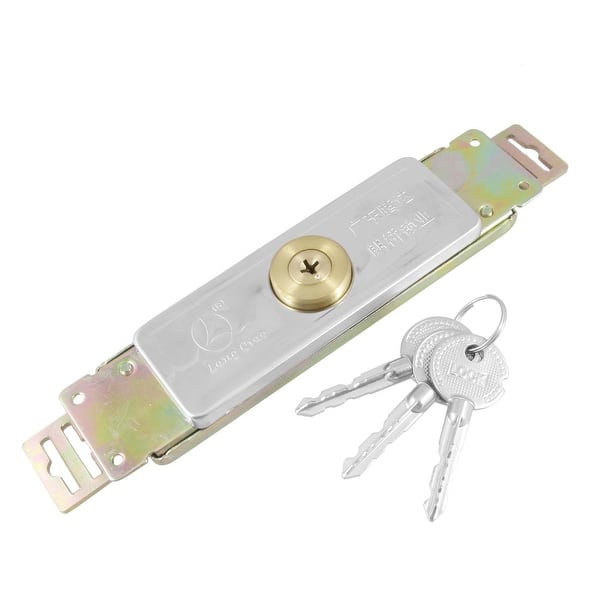 6.1"Install Distance Cross Keyway Metal Roller Shutter Door Lock w 3